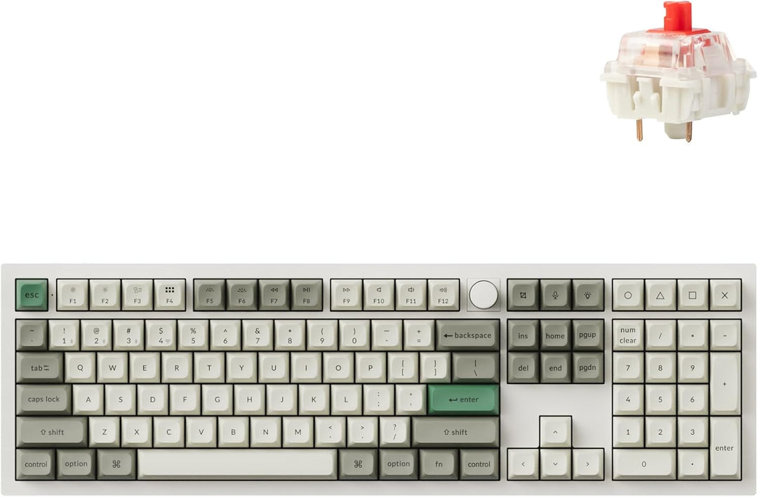 Keychron Q6 Max QMK\/VIA Bluetooth Inalámbrico \/2.4 GHz\/USB-C Tec...