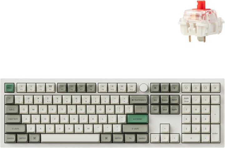 Keychron Q6 Max QMK\/VIA Bluetooth Inalámbrico \/2.4 GHz\/USB-C Tec...