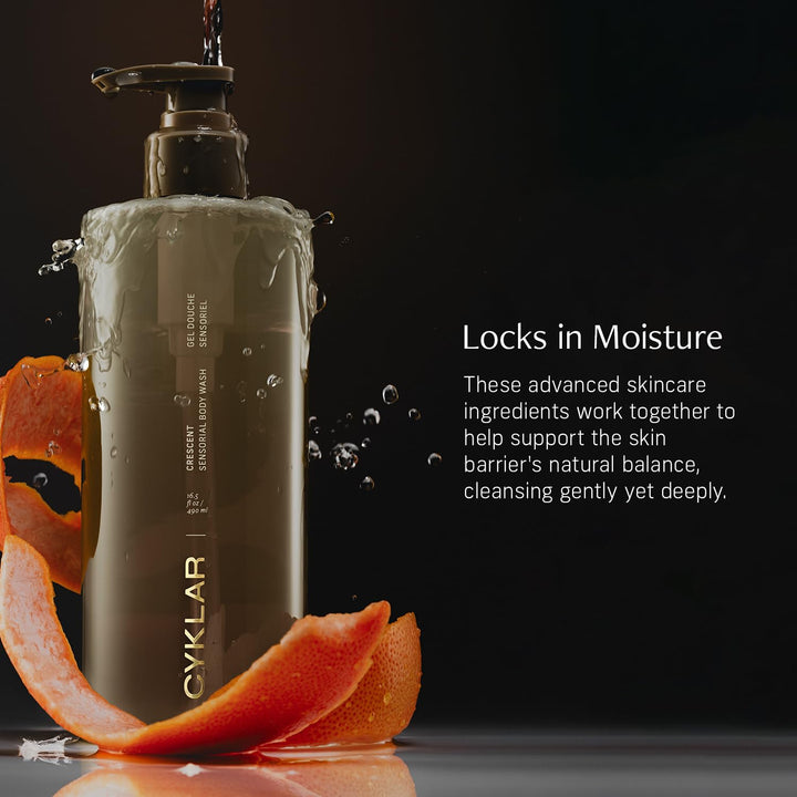 CYKLAR Gel de baño sensorial. Limpiador hidratante con fragancia Cr...
