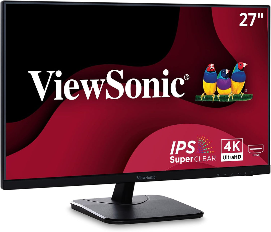 ViewSonic VA2756-4K-MHD Monitor IPS 4K de 27 Pulgadas con Marco Ult...