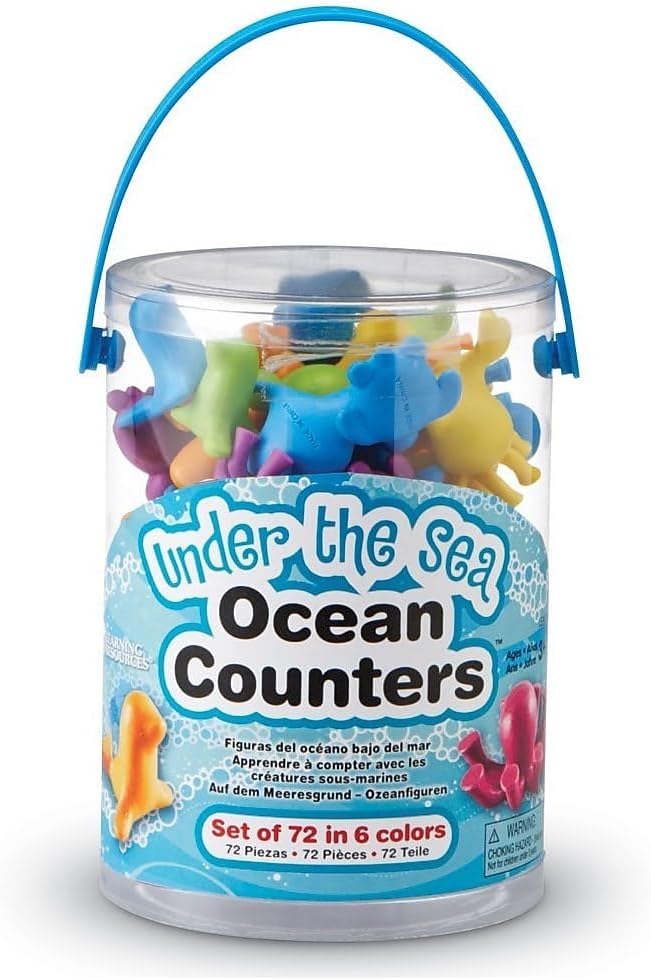 Learning Resources figuras del océano "Under the Sea" para contar |...