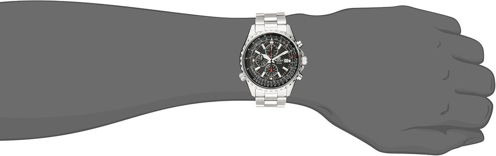 Casio EF527D-1AV "Edifice" Reloj multifunción de acero inoxidable para hombre