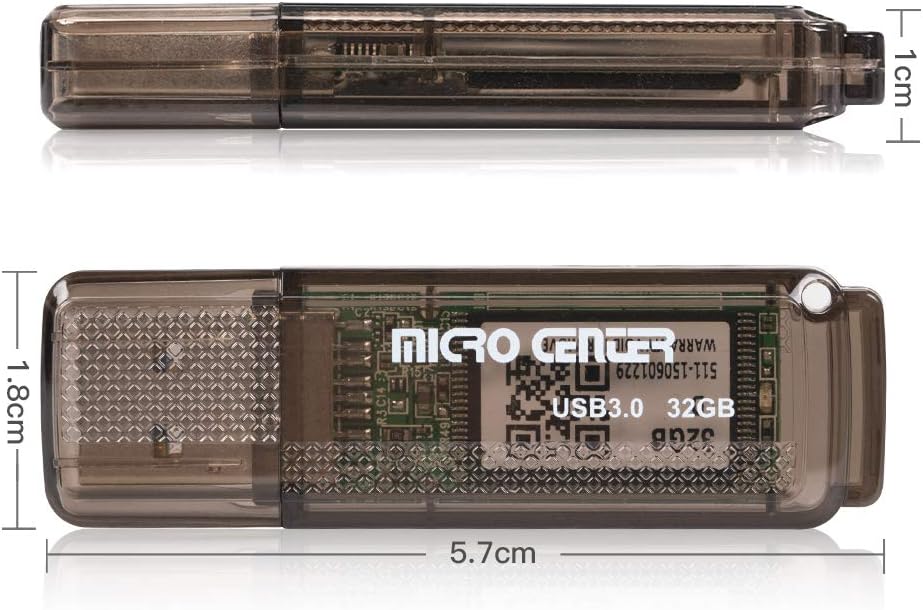 INLAND Micro Center SuperSpeed - Paquete de 5 unidades flash USB 3....