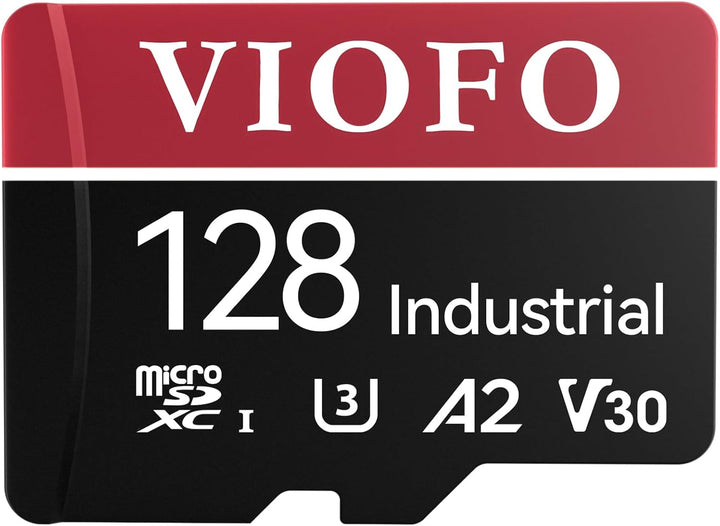 VIOFO Tarjeta microSD de grado industrial de 128 GB, tarjeta de mem...