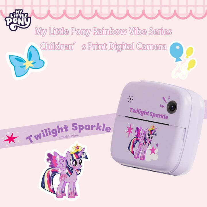 My Little Pony Rainbow Series - Cámara de impresión para niños, jug...