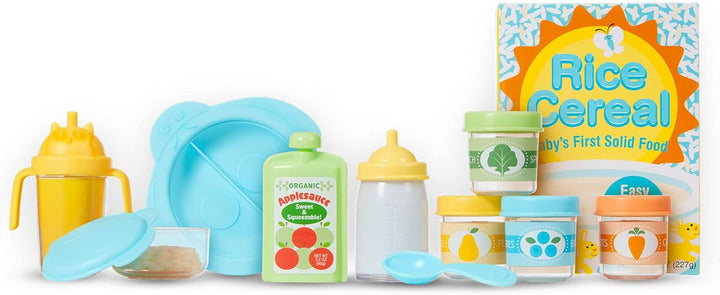 Melissa &amp; Doug Mine to Love - Juego de comida para muñecas con...