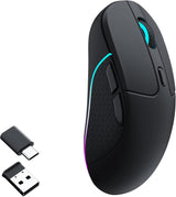 Keychron M3 - Ratón inalámbrico, sensor PAW3395 con botón macro pro...