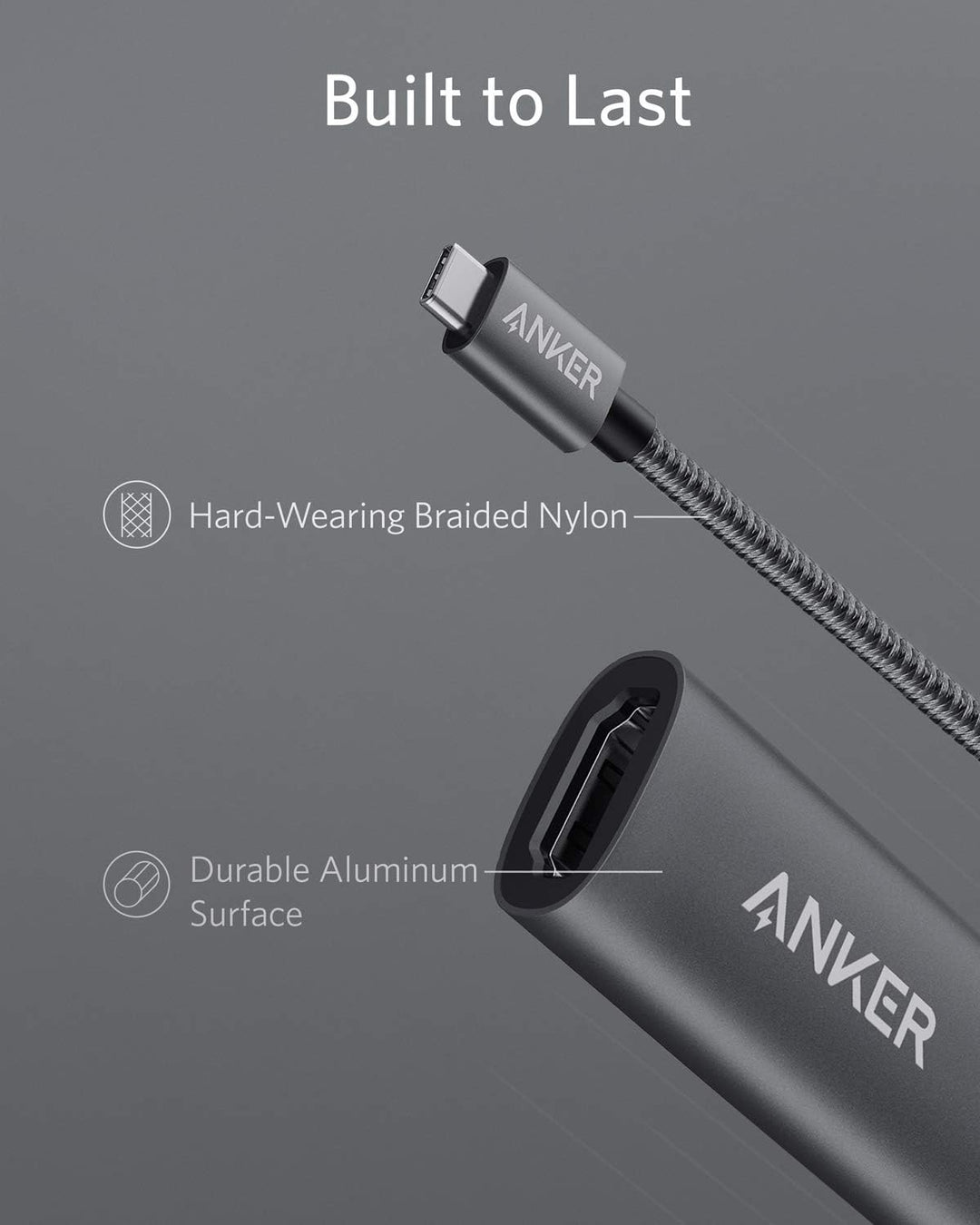 Anker Adaptador USB C a HDMI Adaptador 310 USB-C para