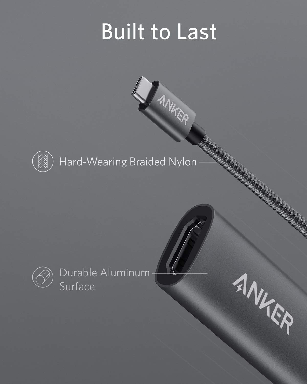 Anker Adaptador USB C a HDMI Adaptador 310 USB-C para