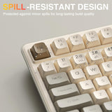 SOLAKAKA SK90 Teclado inalámbrico para juegos al 75% con perilla mu...