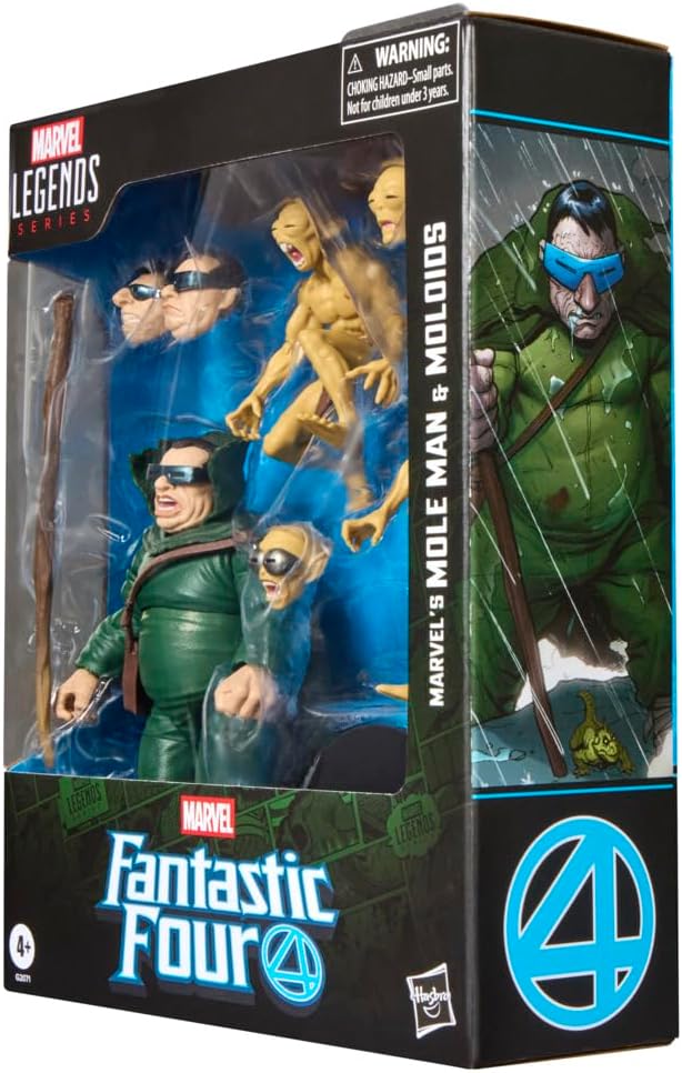 Marvel Legends Series Marvel's Mole Man & Moloids - Paquete múltiple