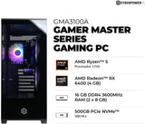 CYBERPOWERPC Gamer Master Gaming PC, AMD Ryzen 5 5500 3.6GHz, Radeo...