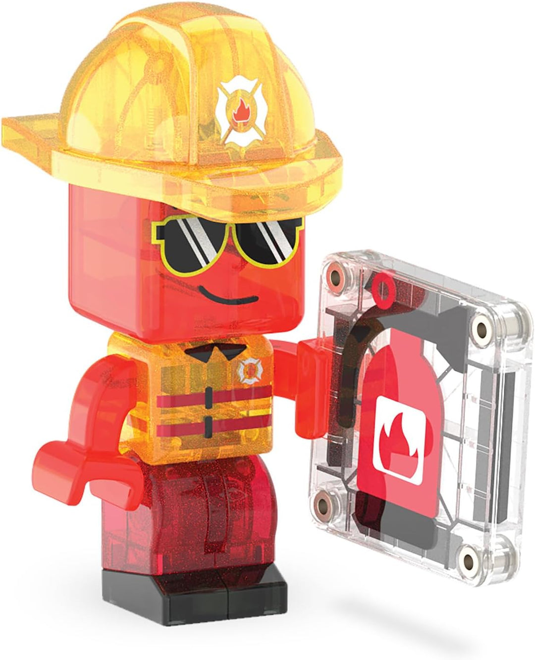 Magna-Tiles Fire Rescue - Juego de construcción magnética