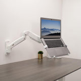 VIVO Soporte de pared para portátil de brazo extendido neumático aj...