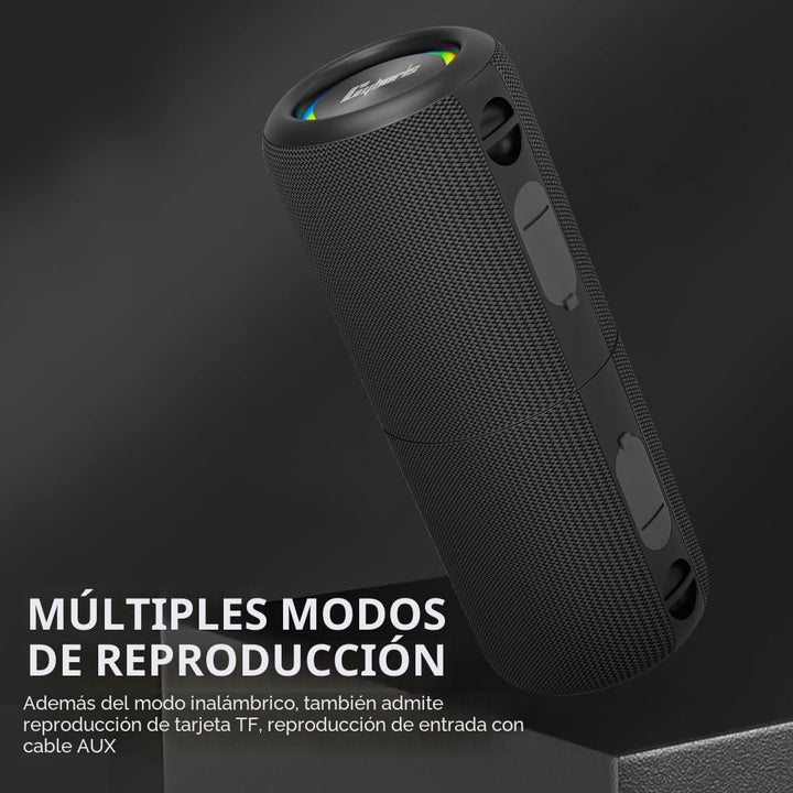 CYBORIS 2 en 1 Altavoz Bluetooth Portátil Separable, Altavoz Inalám...