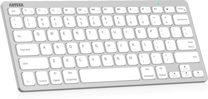 Arteck Teclado Bluetooth ultradelgado compatible con iPad de 10.2 p...
