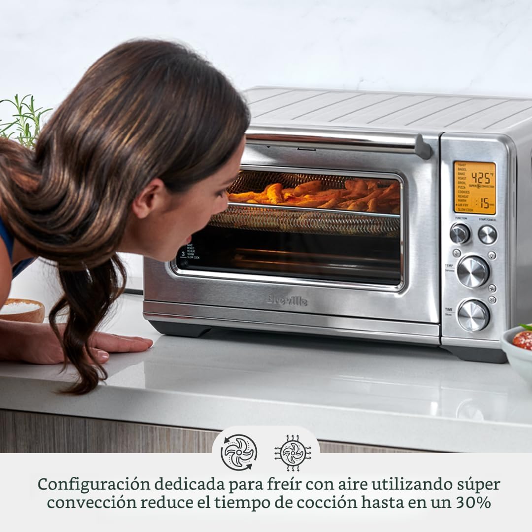 Breville BOV860BSS - Freidora de aire para horno inteligente, acero inoxidable cepillado
