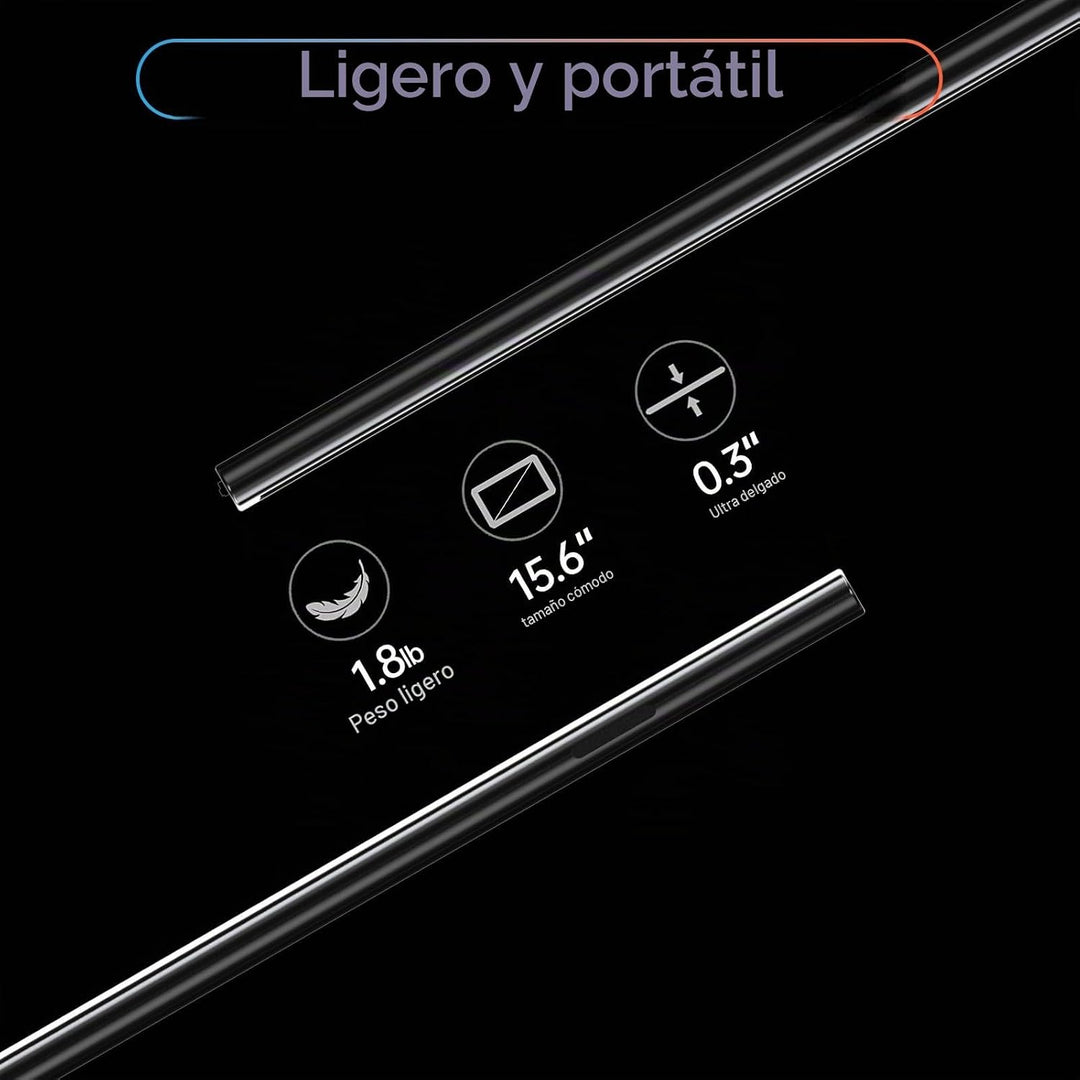 Yxk Monitor Portátil 4K de 15.6", 3840x2160 UHD USB-C HDMI para...