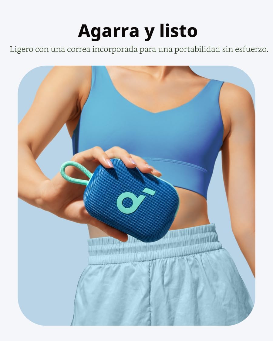 Soundcore Select 4 Go de Anker Parlante Bluetooth para ducha, imper...