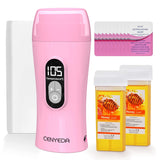 CENYEDA Kit Digital de Cera Roll On, Kit de Encerado con Rodillo Te...