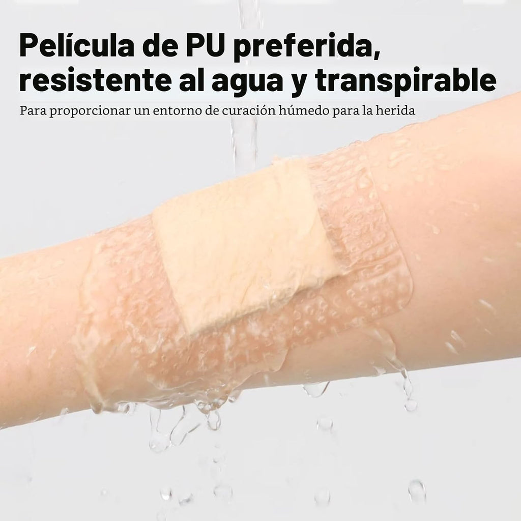 30 vendajes de espuma de silicona de 4 x 4 con borde suave, vendajes de silicona impermeables para el cuidado de heridas, parches para úlceras de cama, vendaje súper absorbente para heridas, almohadillas autoadhesivas para dolor de presión