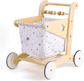 Woodtoe - Cochecito de muñeca de madera para bebé, ajusta el carrito de