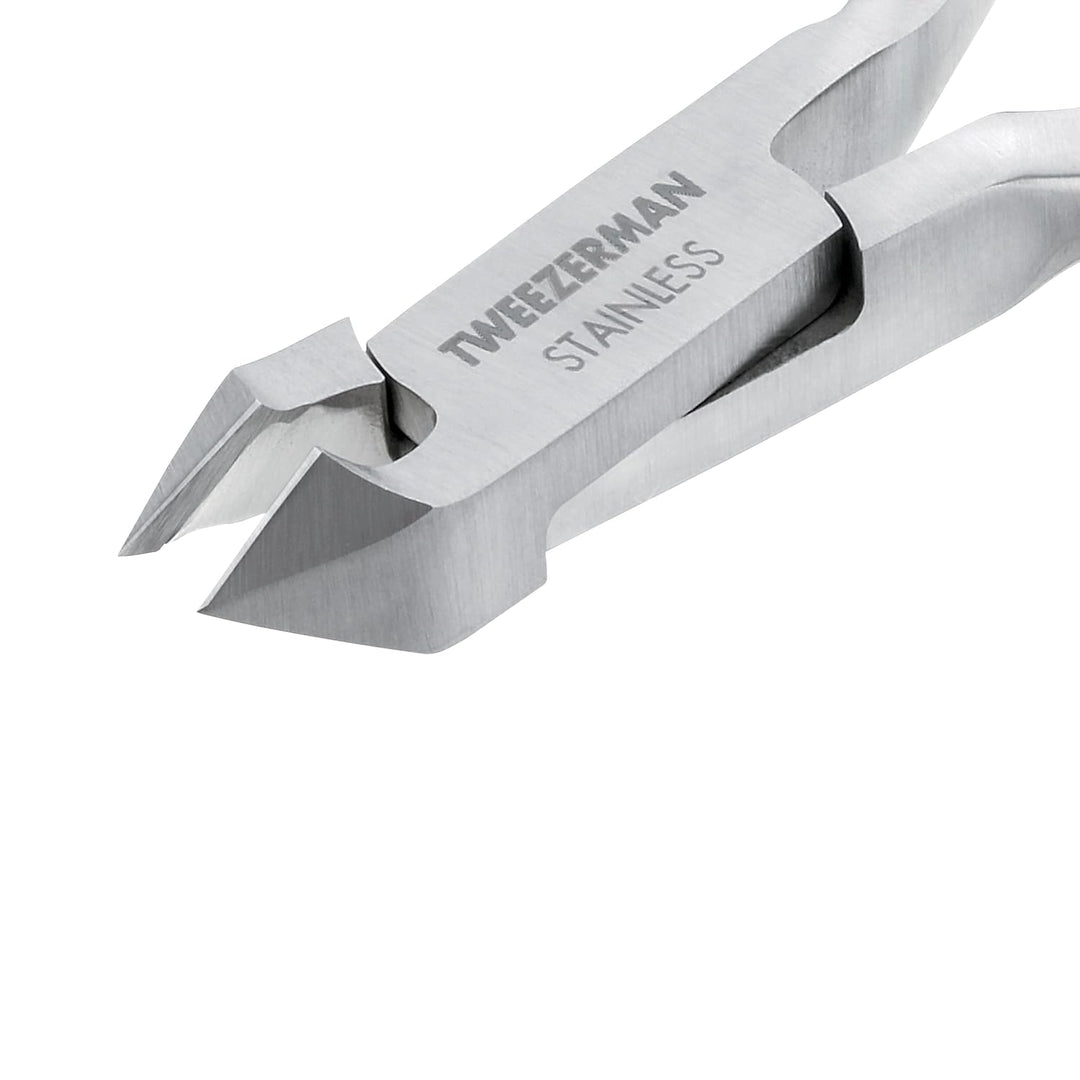 Tweezerman Rockhard - Pinza de cutícula de acero inoxidable, 1\/2 m...