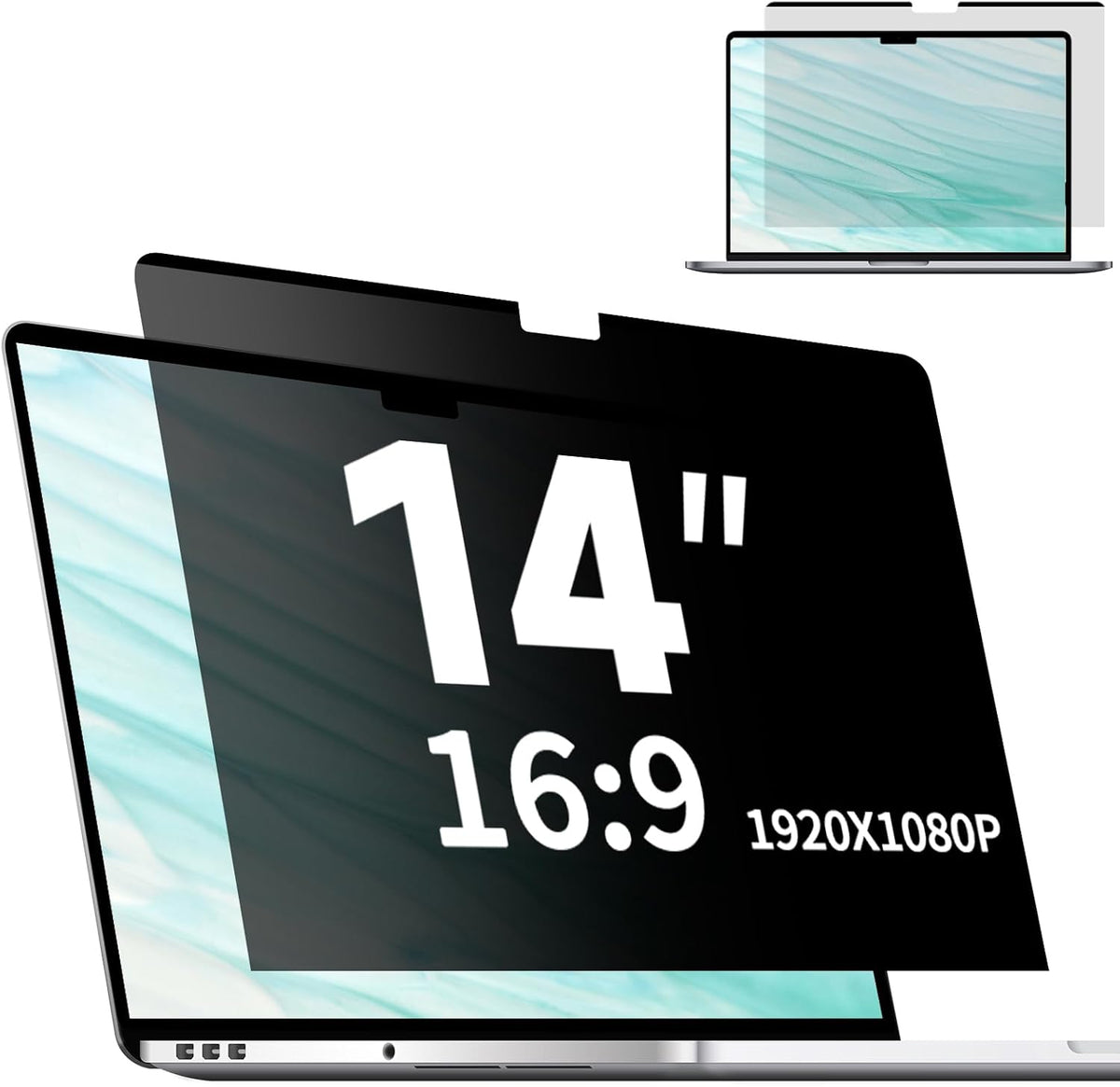 Pantalla magnética de privacidad para laptop de 14 pulgadas, 16:9,...