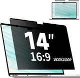 Pantalla magnética de privacidad para laptop de 14 pulgadas, 16:9,...