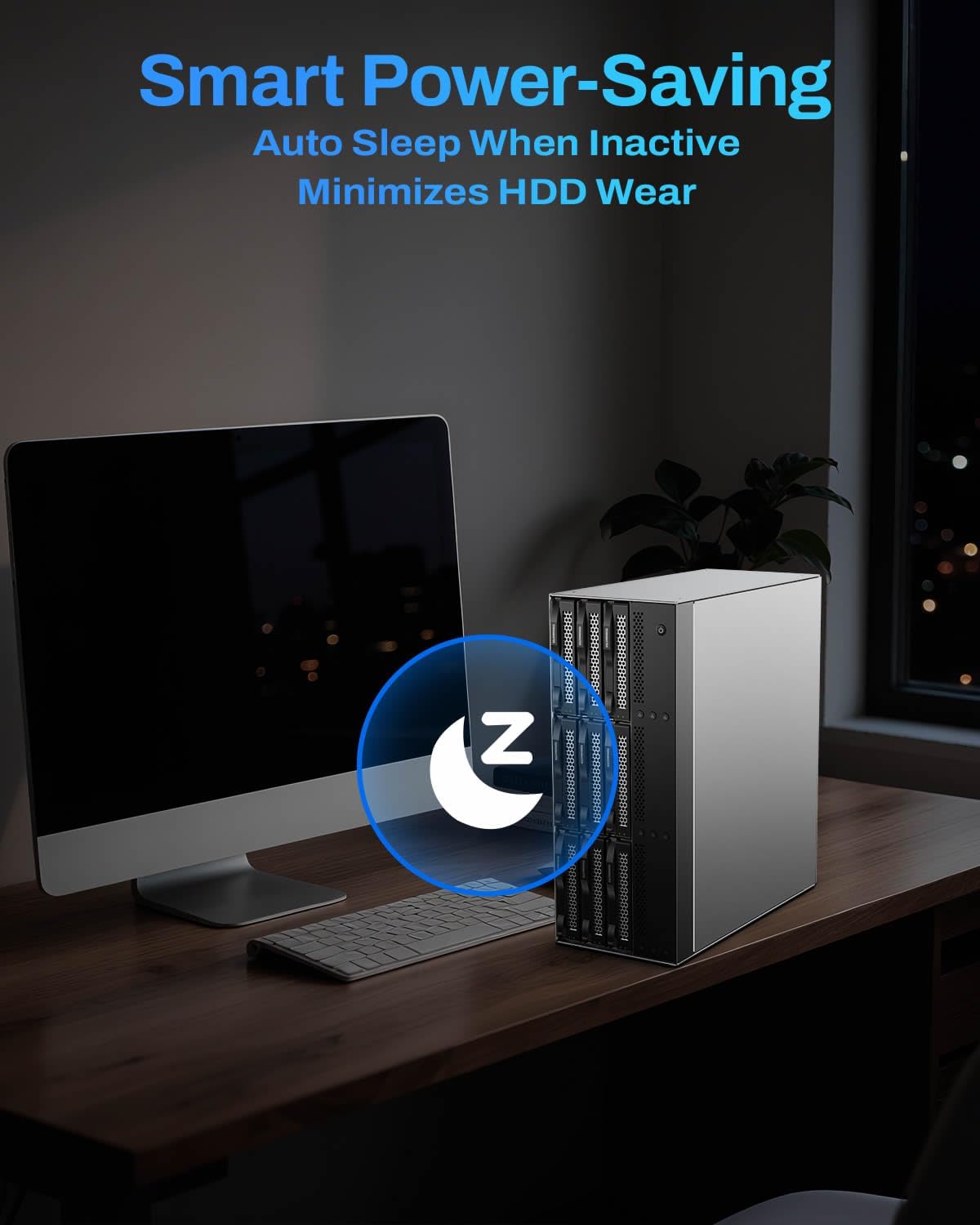 TERRAMASTER Caja para disco duro D9-320 - 9 bahías USB 3.2 Gen2 10G...