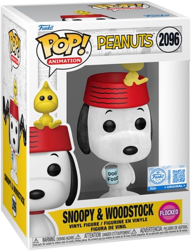 Funko Pop exclusivo de Snoopy &amp; Woodstock (Flocado)