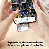 Lexar SSD portátil Go de 1 TB con concentrador, lectura de 1050 MB\...