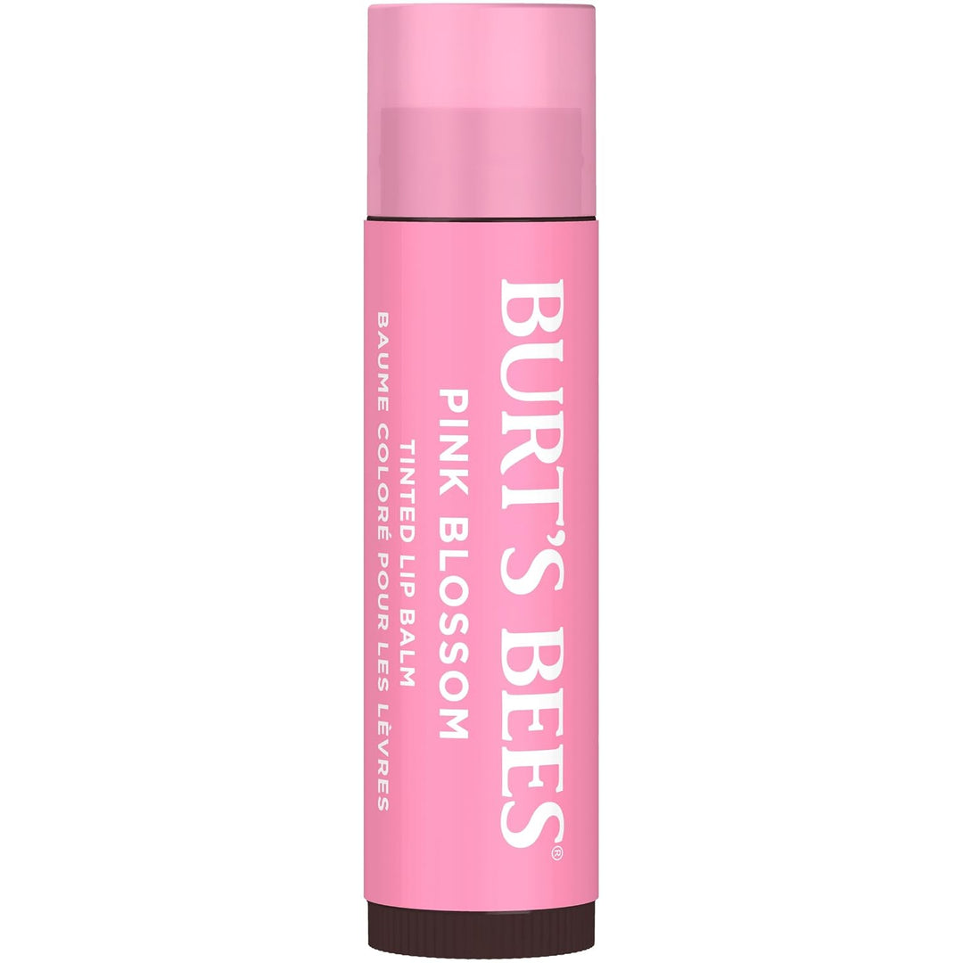 Burts Bees Bálsamo Labial Tintado Flor Rosa; 8 Horas de Humedad; Pr...