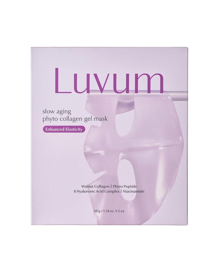 LUVUM Máscara de gel de fitocolágeno de envejecimiento lento, colág...