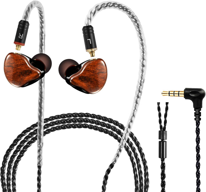 DCMEKA Auriculares con monitor intrauditivo, auriculares estéreo Hi...