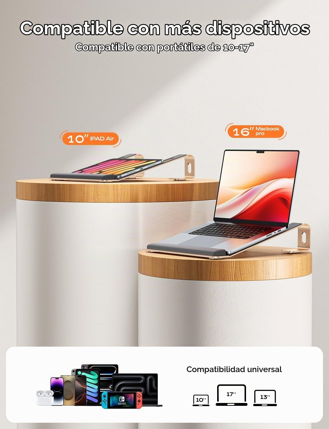 LOXP Soporte para computadora portátil para escritorio, soporte par...