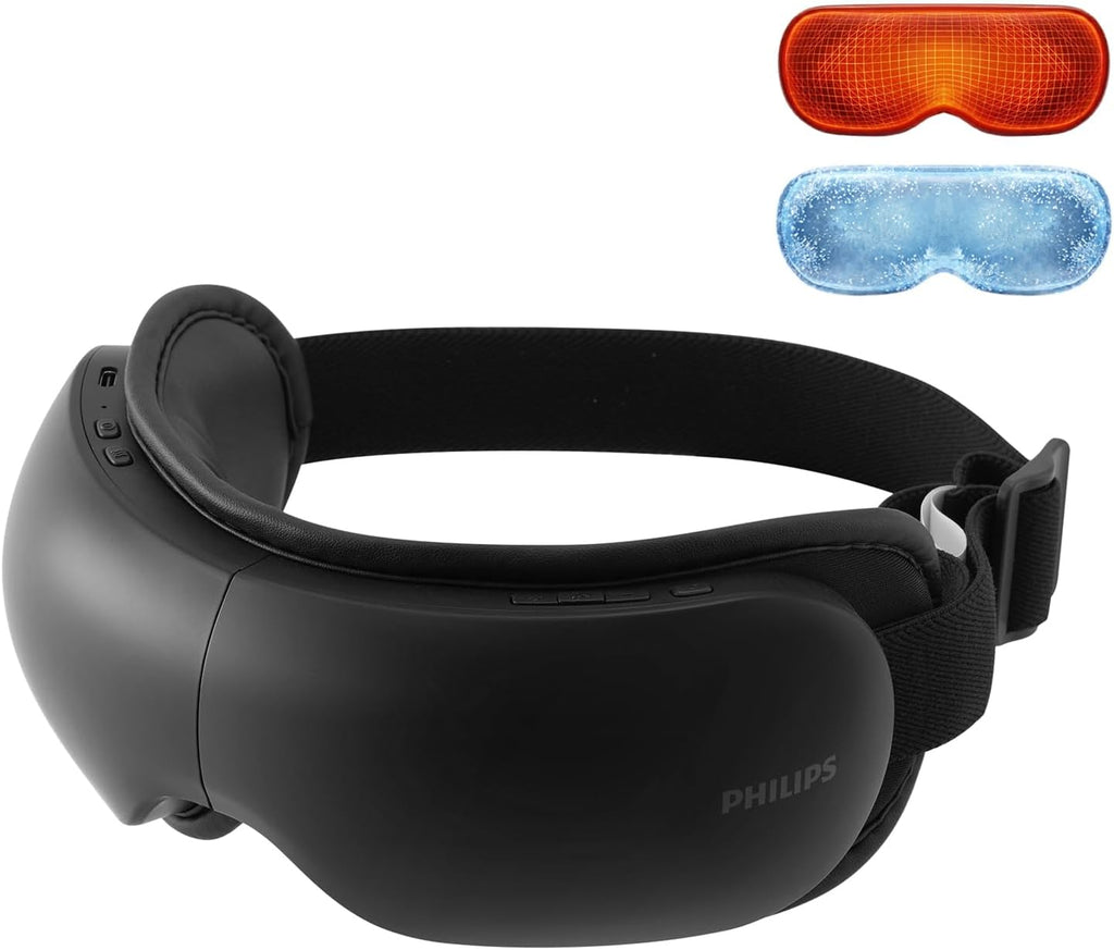 PHILIPS Masajeador de ojos con calor y enfriamiento, máscara de ojos