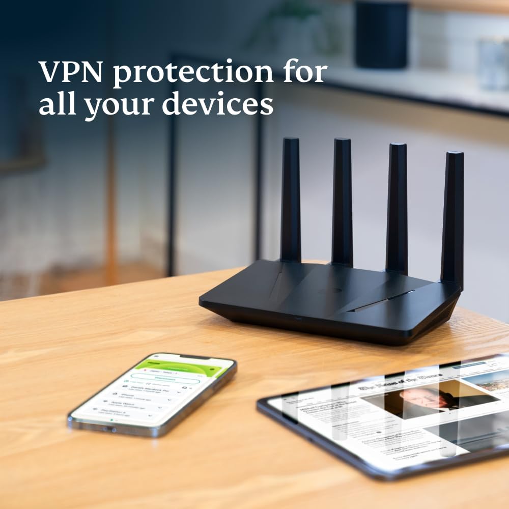 Aircove Router VPN Wi-Fi 6 para el hogar Protege