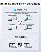 MOKiN Estación de acoplamiento USB C Monitor dual 2 HDMI