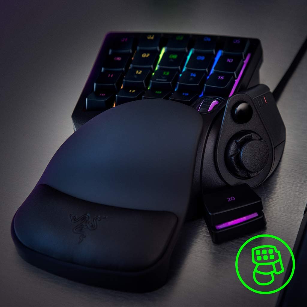 Razer Teclado de juegos Tartarus V2: Interruptores de teclas de mem...