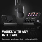 Elgato Micrófono Wave DX Dynamic XLR, patrón cardioide