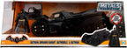 Jada DC Comics Batman 2015 Arkham Knight Batmobile y figura metálica Batman Vehículo coleccionable fundido a presión, negro, escala 1:24