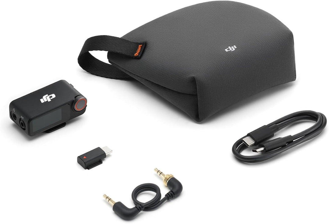 DJI Receptor de micrófono 3, mini micrófono inalámbrico para iPhone...