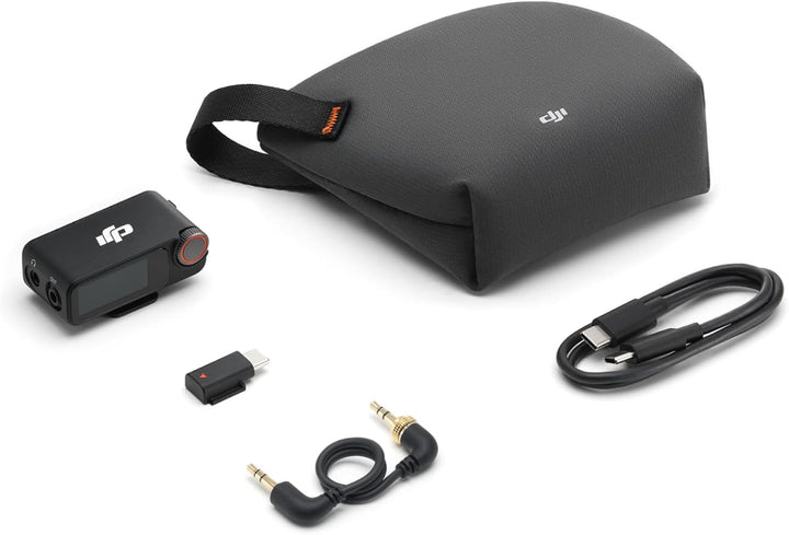 DJI Receptor de micrófono 3, mini micrófono inalámbrico para iPhone...