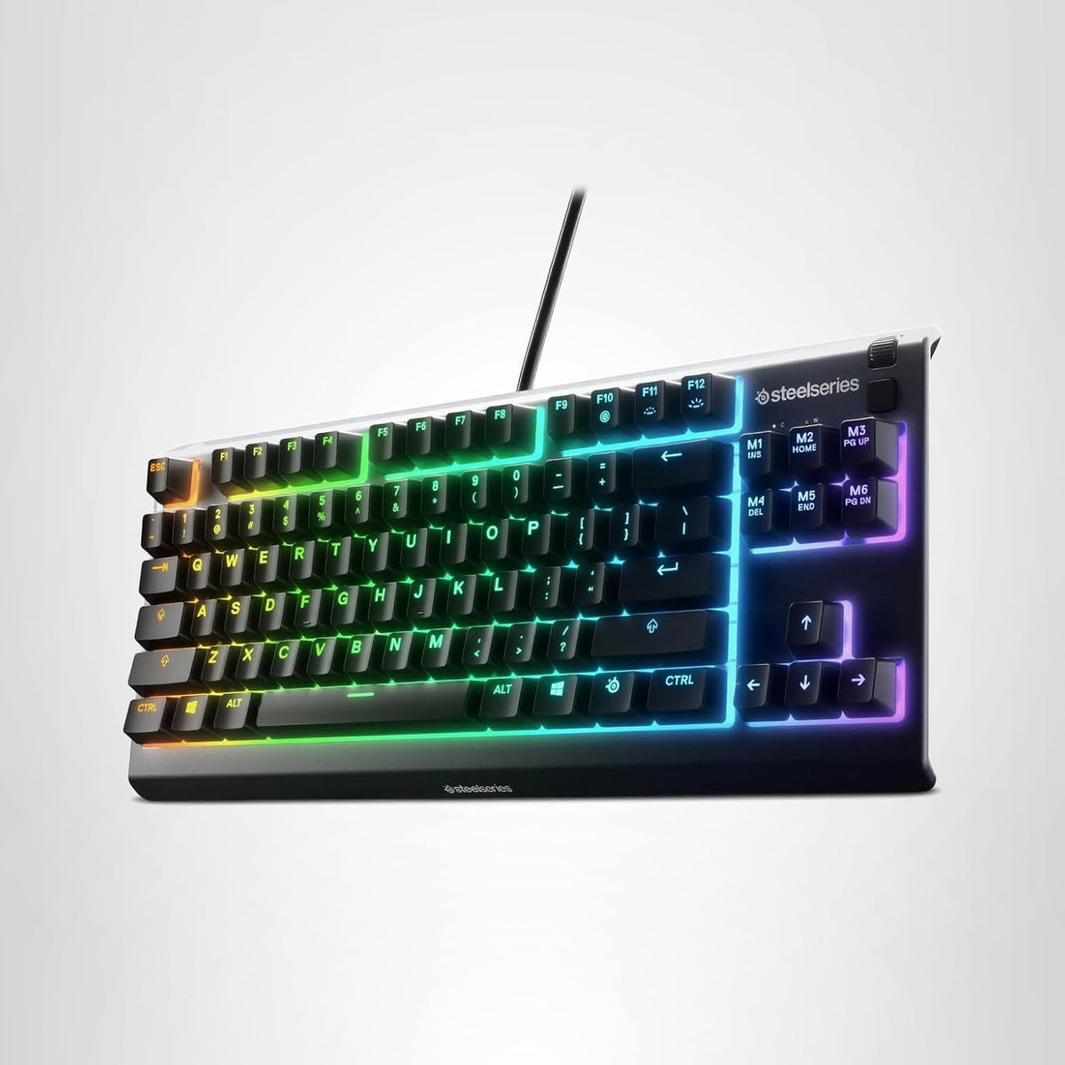 SteelSeries Teclado para juegos Apex 3 TKL RGB - Factor de forma co...