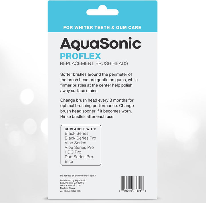 AquaSonic Cabezales de cepillo de repuesto originales Proflex | Ace...