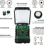 Lámpara LE farol led portátil para camping de 500 lúmenes, 3 modos, a batería, lámpara impermeable IPX4 para senderismo, pesca, para interiores, exteriores, para emergencias