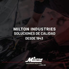 Milton (S-506) ORIGINAL DUAL CABEZ CHUCH CUADRO DE CUADRO CAUGO DE INFLADOR - MANGUERA DE 15 "