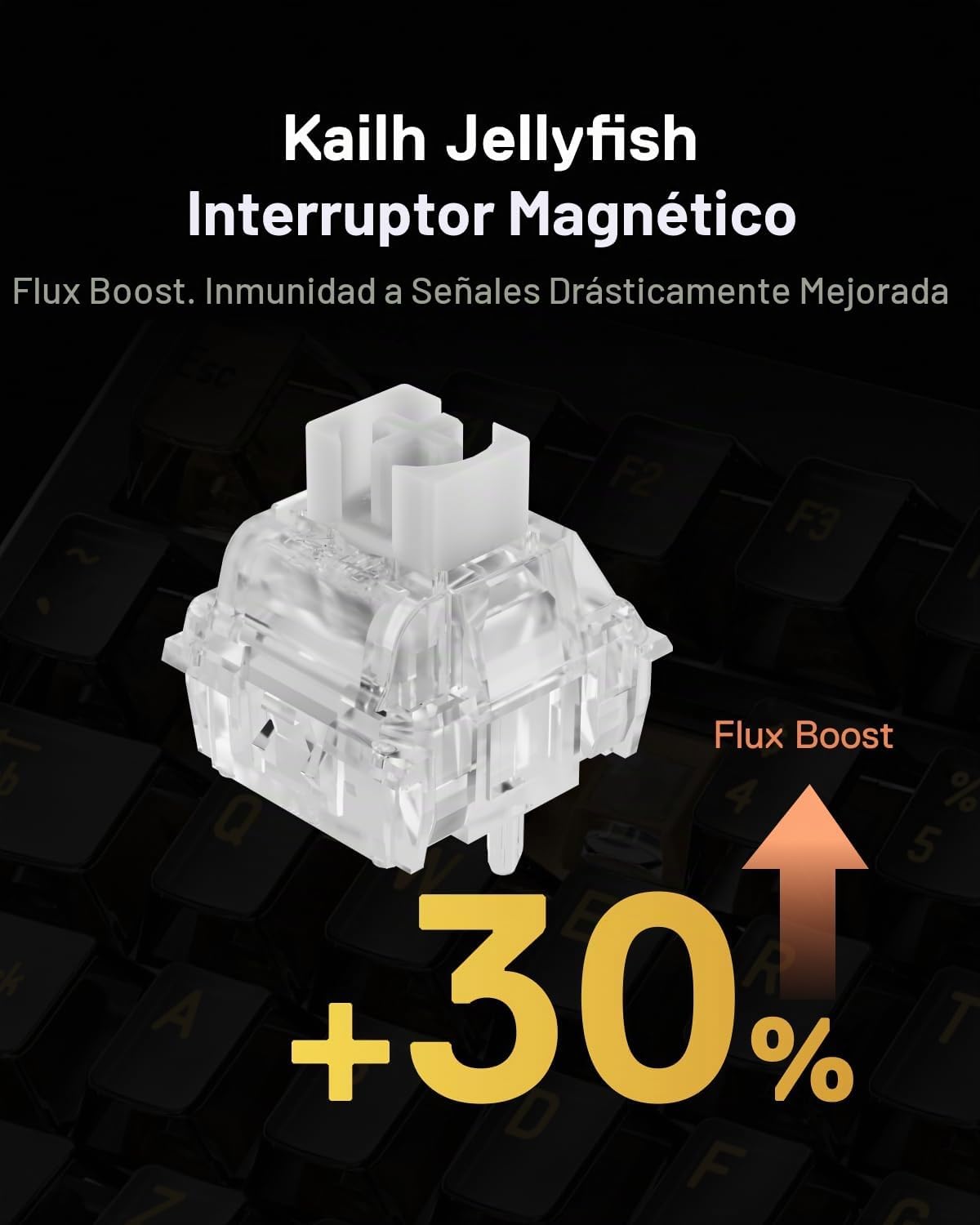 MelGeek Teclado magnético para juegos con efecto Hall con cable REAL81