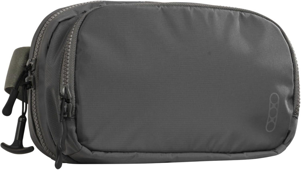 Eberlestock Fade Flex – Riñonera de transporte oculta – Riñonera táctica para hombre con cinturón ajustable – 10 pulgadas de ancho x 6 pulgadas de alto x 3 pulgadas de profundidad – acero